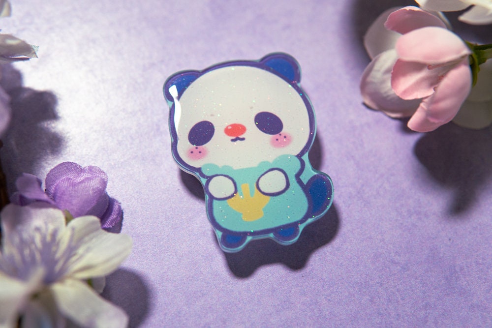 V.8 Cute Animal Phone Grips/ kawaii grip/ Acrylic grips/ glitter acrylic grips/ Poke Phone Grips