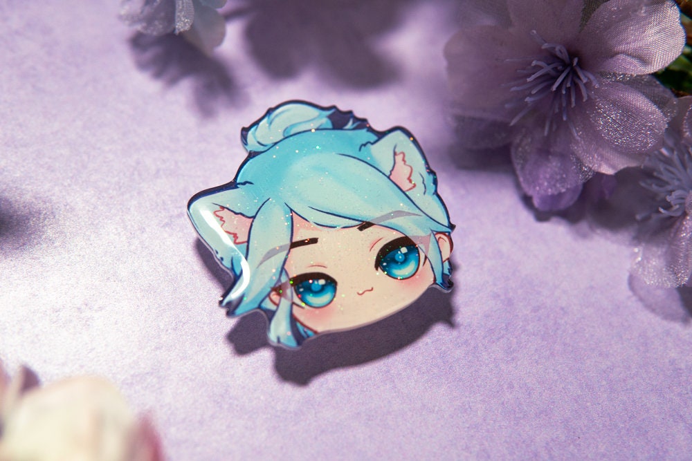 V.3 Cute Valorant Grips / kawaii grips / Acrylic grips/ glitter acrylic phone grip