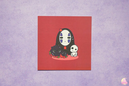 Small 4"x4" print | Letter | Display print | Kawaii Gifts | Decorative Print | Stationery | fantasy print | Aesthetic Print
