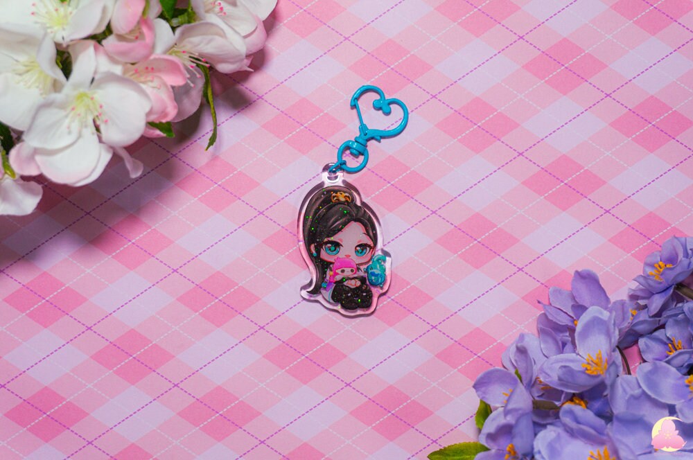 SERIES 2: Valo Agent and plushie, Cute Keychain, Kawaii Keychains, Gift for her, Gift for him <3
