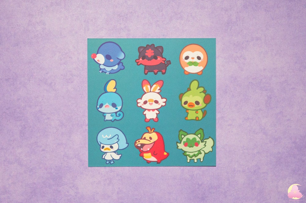 Small 4"x4" print | Letter | Display print | Kawaii Gifts | Decorative Print | Stationery