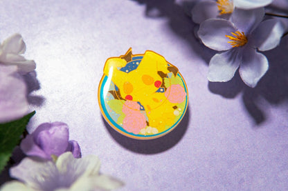 V.6 Cute Poke Terrarium Phone Grips/kawaii phone grips / Acrylic grips/ glitter acrylic phone grip