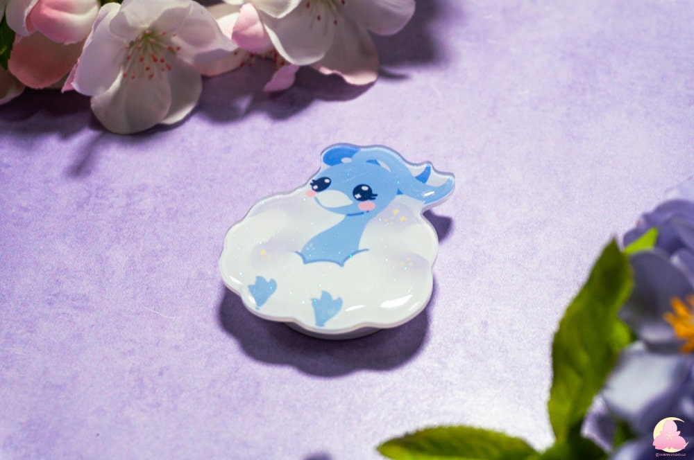 V.X Flying Type/ Cute Animal Phone Grips/Kawaii grip/ Acrylic grips/Glitter acrylic grips/ Poke Phone Grips/ Arteena