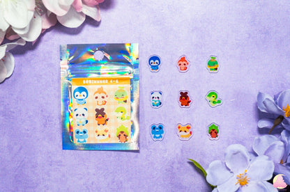 Pokm little charms bag/ Beginner Pokm/ very cute tiny charms, Cute/ Kawaii/ Cute Charm/ Collectible/ Made For Shaker Keychain