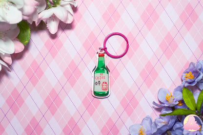 Sochu Keychains, Cute keychains, Plum, Yogurt, Blueberry, Peach, kawaii keychains