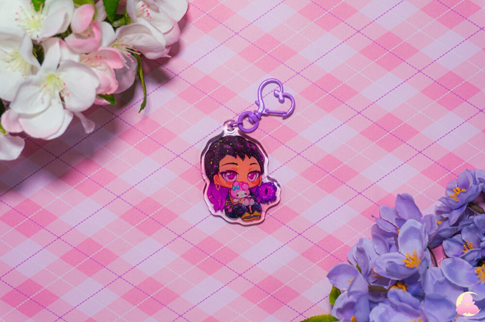 SERIES 2: Valo Agent and plushie, Cute Keychain, Kawaii Keychains, Gift for her, Gift for him <3