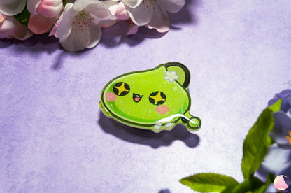 V.C Cute Animal Phone Grips/Kawaii Grip/ Acrylic grips/Glitter acrylic grips/ MapIe love story/ Pink bean/ Slime Green