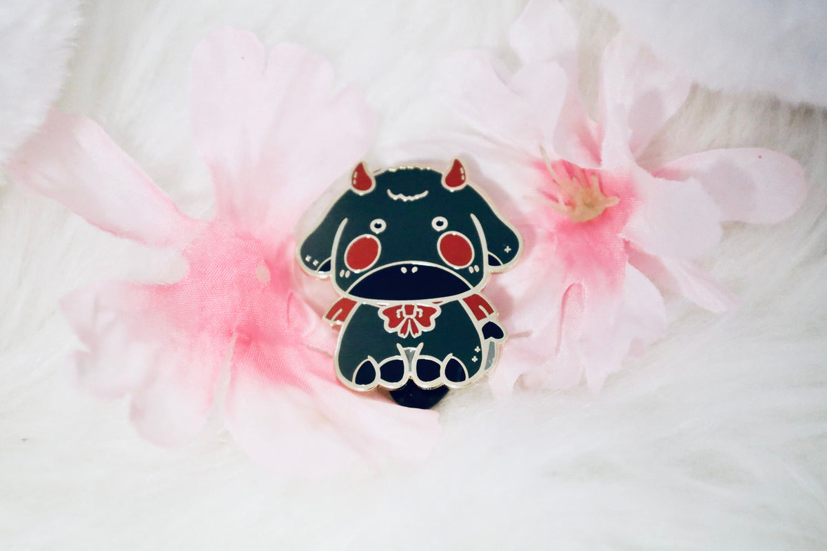 Cow Enamel Pin, Cute Enamel Pin, Angel cow, Demon cow, Straberry cow, Lemon cow, Cute cow pins, Grape cow, Kawaii enamel pin