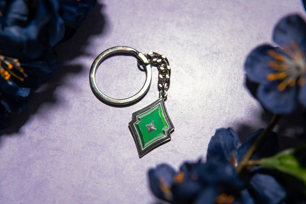 Valo Gun , Cute Keychain, Rank Keychains, Iron, Gold, Plat, Bronze, Silver, Diamond, Radiant buddies