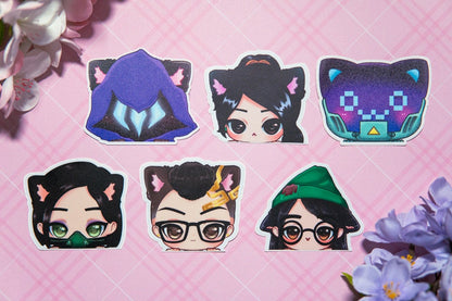 Valorant Sticker Waterproof/ UV light resistance/ Bumber car sticker/ Cute agent stickers/ Viper stickers/ gamer stickers/ Killjoy sticker