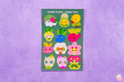 Cute Pkman Sticker Sheets/ Adorable Sticker / Cute Stickers/ Sticker Sheets / Kawaii / Stationary Premium Collection/ Sticker Collector