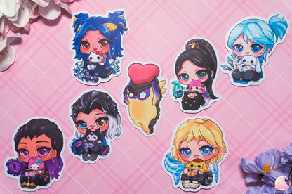 T1 Valorant x Sanwio Sticker Waterproof/ cute stickers/ gamer stickers/ cute stickers/ car stickers/ Jett sticker/ Reyna Sticker/ duelist