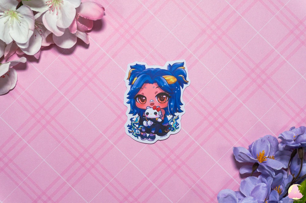 T1 Valorant x Sanwio Sticker Waterproof/ cute stickers/ gamer stickers/ cute stickers/ car stickers/ Jett sticker/ Reyna Sticker/ duelist