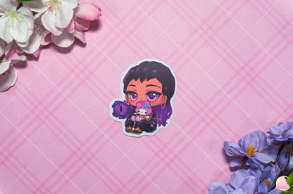 T1 Valorant x Sanwio Sticker Waterproof/ cute stickers/ gamer stickers/ cute stickers/ car stickers/ Jett sticker/ Reyna Sticker/ duelist