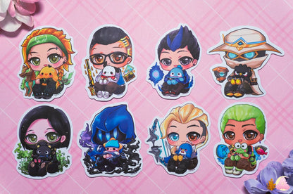 T2 Valorant x Sanwio Sticker Waterproof/ UV light resistance/ car sticker/ Cute agent stickers/ Viper stickers/ gamer stickers/ KJ sticker