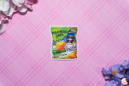 Cute Animal Snacks Series Sticker Waterproof, Matte Stickers, UV light resistance, waterproof stickers, Cute Stickers, Kawaii Stickers