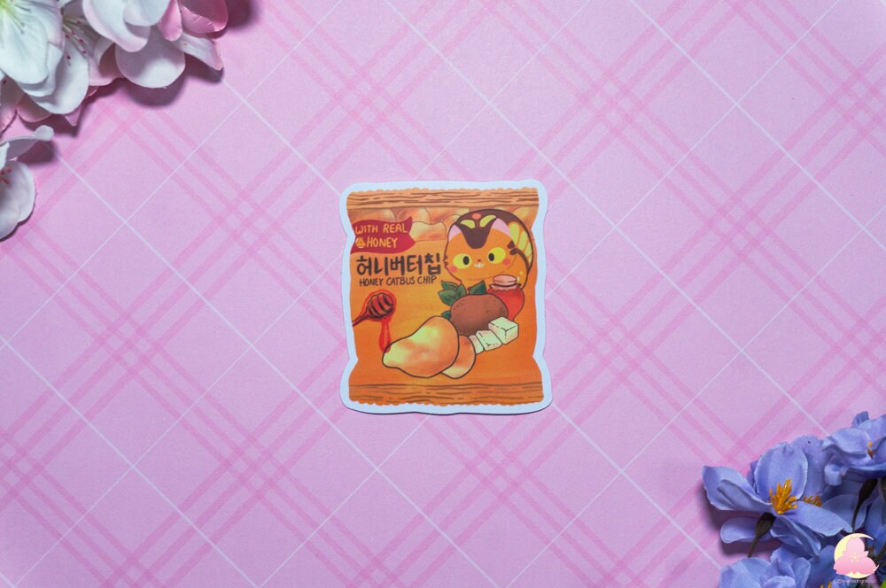 Cute Animal Snacks Series Sticker Waterproof, Matte Stickers, UV light resistance, waterproof stickers, Cute Stickers, Kawaii Stickers