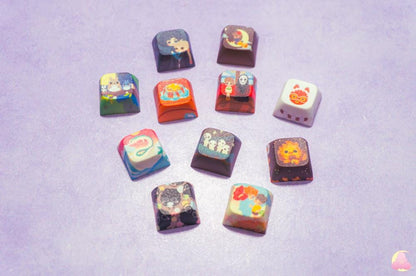 Fidget Keycaps | Switchable Keycap | Keyboard | Clicky | Fidget Stimming Animal Keycap | Kawaii Cute Keychain