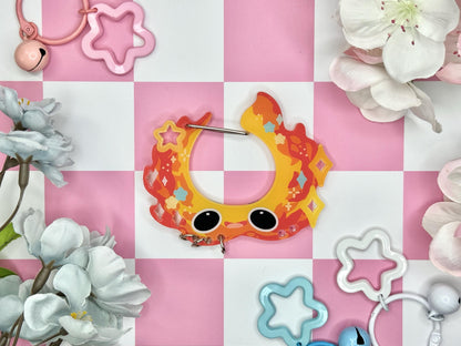 C.2 Acrylic Carabiner | Kawaii Carabiner| Ribbon Cute | Keychain Collectors | Keychain Holder | Gib Carabiner