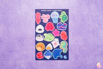 Cute Sticker Sheets| Animal Stickers | Kawaii Stickers| Stationary Pets Sticker Sheets | Aesthetic| Kawaii | Stationary Collection